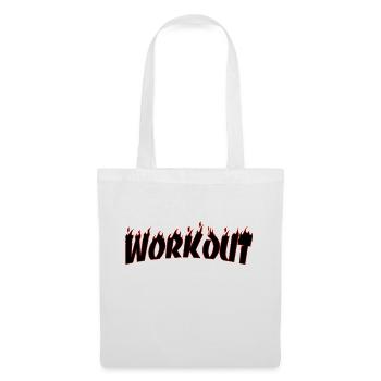 Workout Motivation - Sac en tissu - blanc - Devant