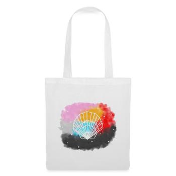 Geometric shell - Sac en tissu - blanc - Devant