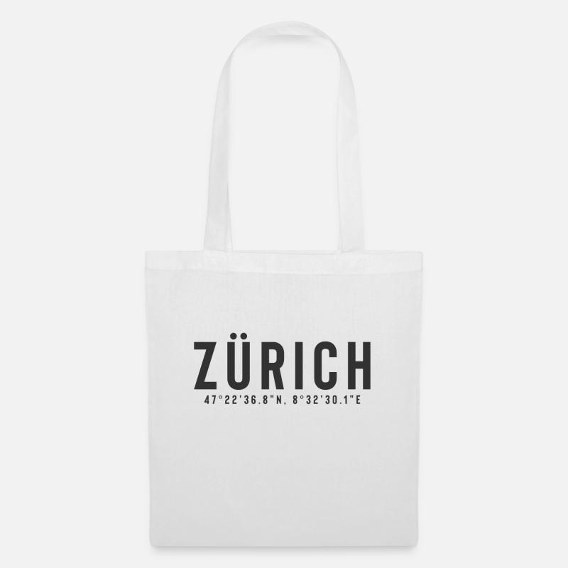 Zürich - Stoffbeutel - Weiß
