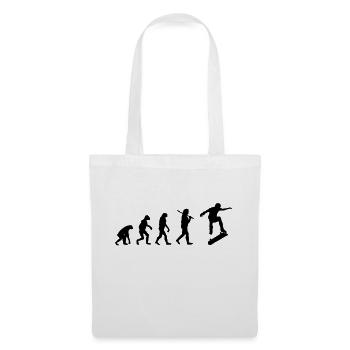 Evolution skate - Stoffbeutel - Weiß - Vorne
