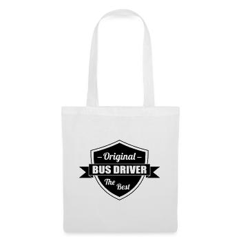 Bus / Conducteur / Travail / Métier / Job - Sac en tissu - blanc - Devant