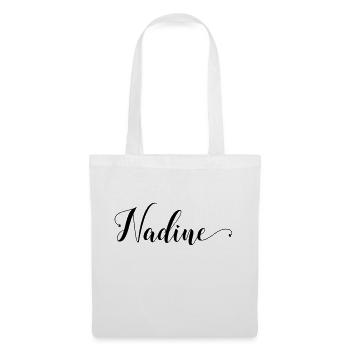 nadine - Stoffbeutel - Weiß - Vorne