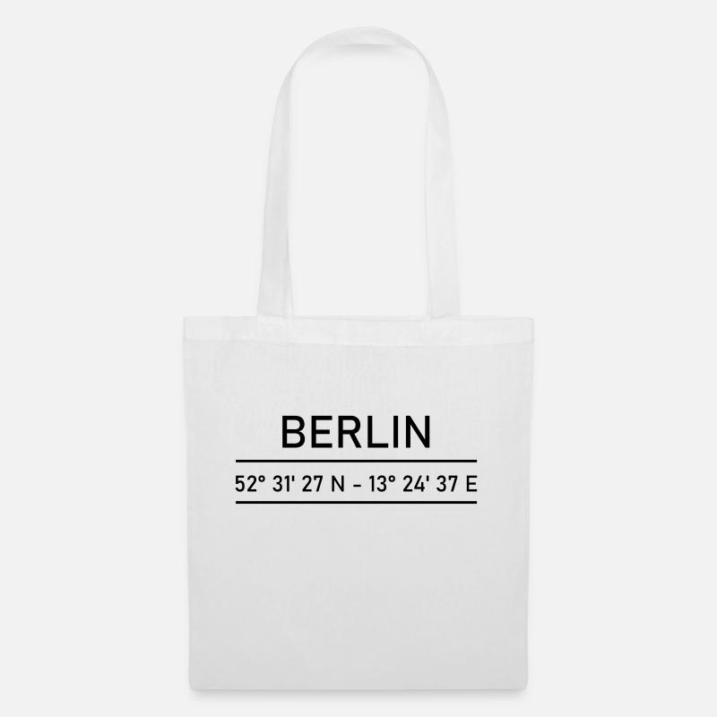 Berlin - Stoffbeutel - Weiß