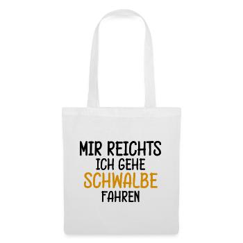 Schwalbe Ossi ddr Simson Ostdeutsch Spruch - Stoffbeutel - Weiß - Vorne