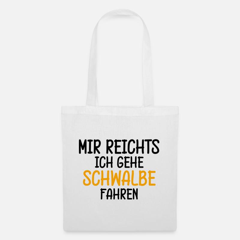Schwalbe Ossi ddr Simson Ostdeutsch Spruch - Stoffbeutel - Weiß