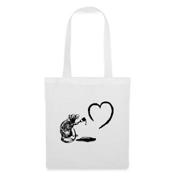 Brush Artist Rat - Tote Bag - white - Front