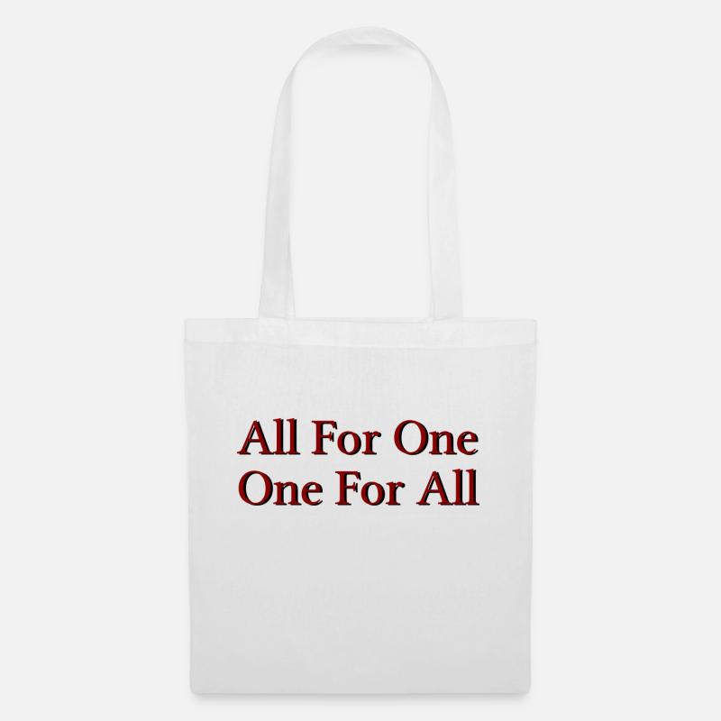 One for all - Stoffbeutel - Weiß