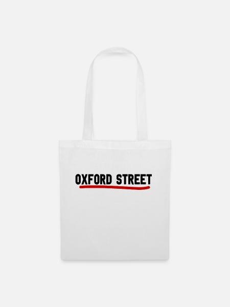 Oxford Straße - Stoffbeutel - Weiß