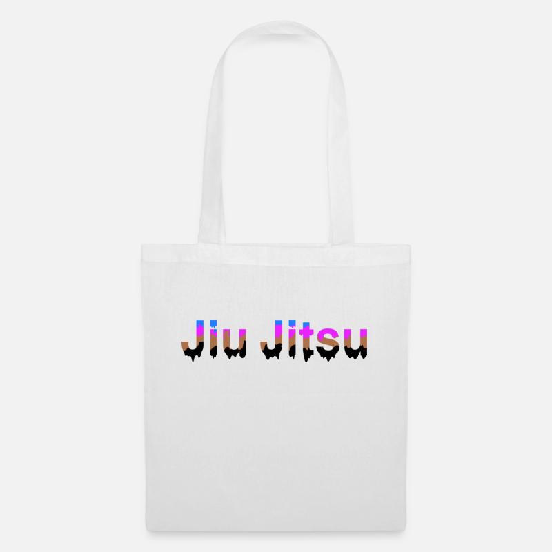 Jiu Jitsu belt colour drip design - Stoffbeutel - Weiß