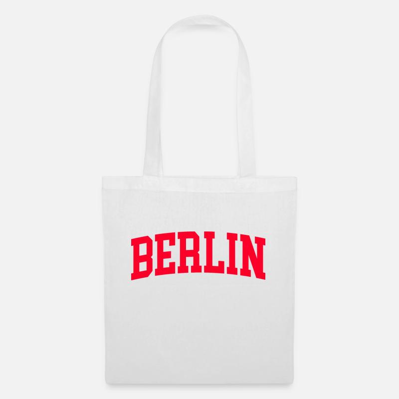 berlin - Stoffbeutel - Weiß
