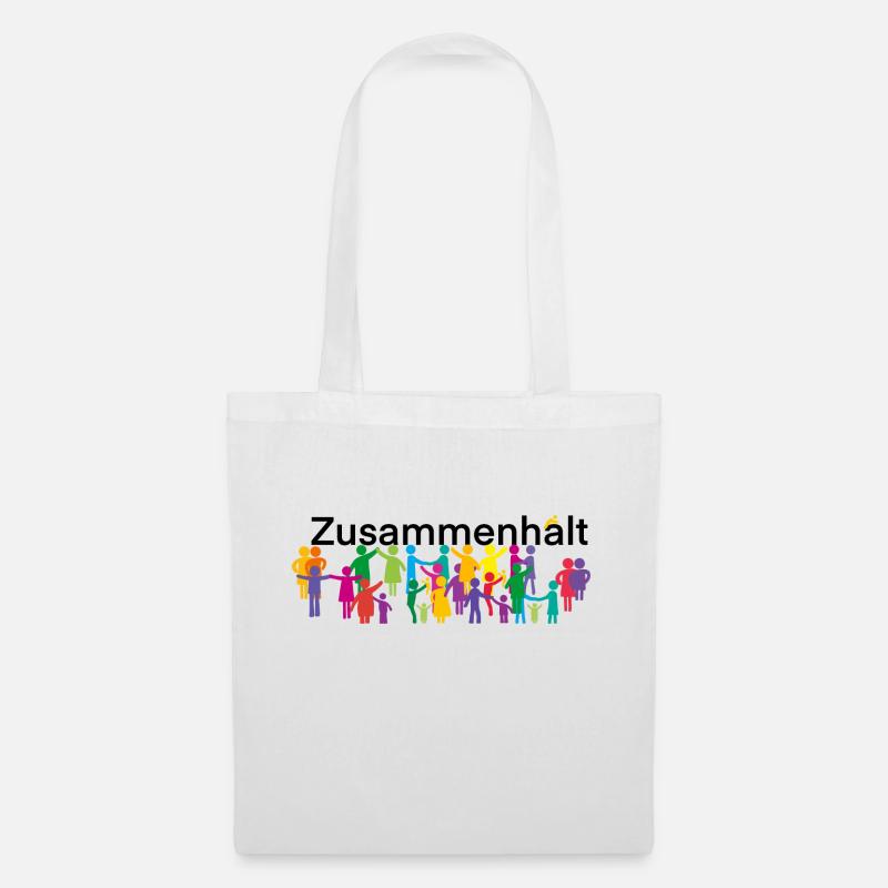 Zusammenhalt - Stoffbeutel - Weiß