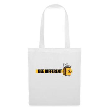 bee different saying quote - Tote Bag - white - Front