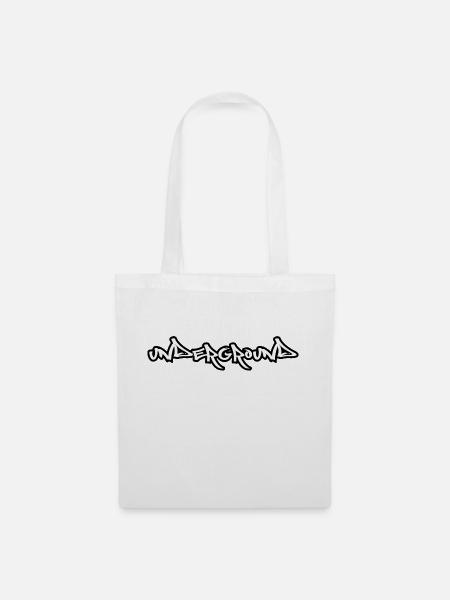 Underground Logo - Stoffbeutel - Weiß