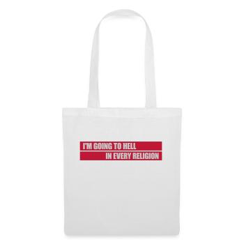 in going to hell - Tote Bag - white - Front