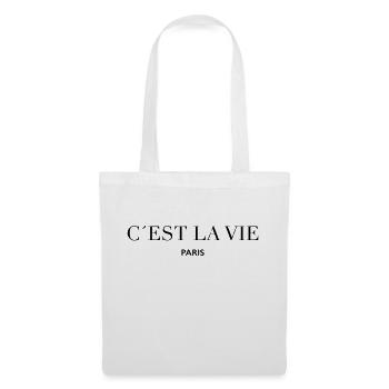 C´est la vie Paris - Stoffbeutel - Weiß - Vorne