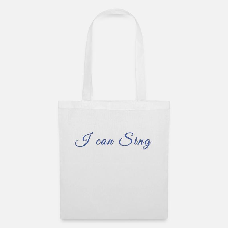 I can Sing - Tote Bag - white