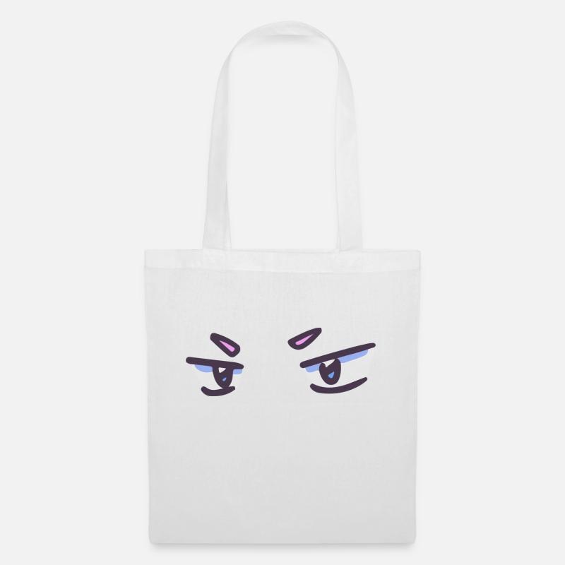 Anime Eyes - Stoffbeutel - Weiß