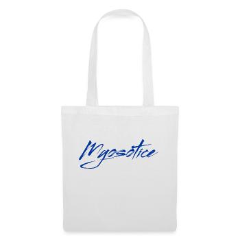 logo transparent background dark blue - Stoffbeutel - Weiß - Vorne