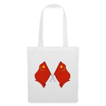 Two flags China - Tote Bag - white - Front