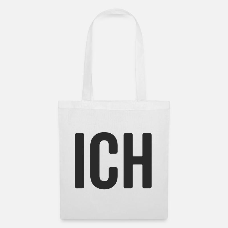 Ich Statement Design - Stoffbeutel - Weiß