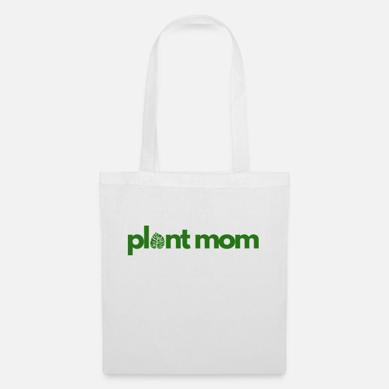 Plant mom - Stoffbeutel - Weiß