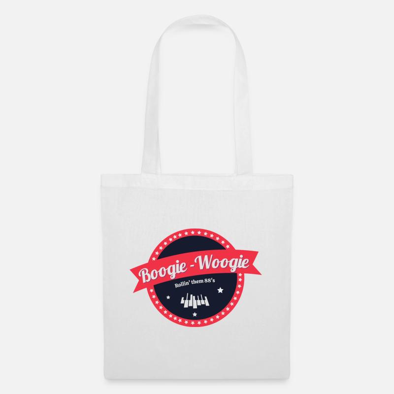 Boogie-Woogie piano - Tote Bag - white