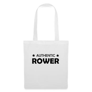 Authentic Rower - Sport - Rowing - Aviron - Rudern - Tote Bag - white - Front