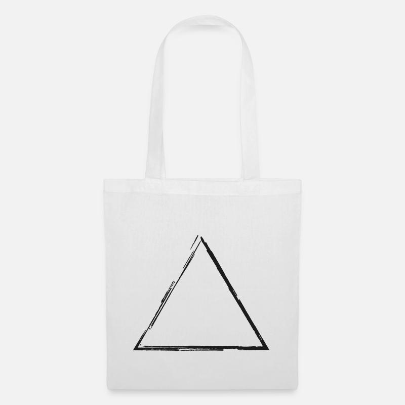Triangle - Tote Bag - white