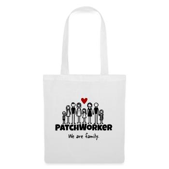 Patchworker We are family - Stoffbeutel - Weiß - Vorne