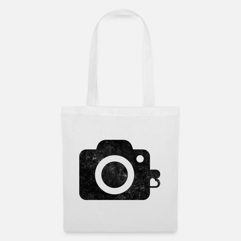 Cam logo design - Stoffbeutel - Weiß