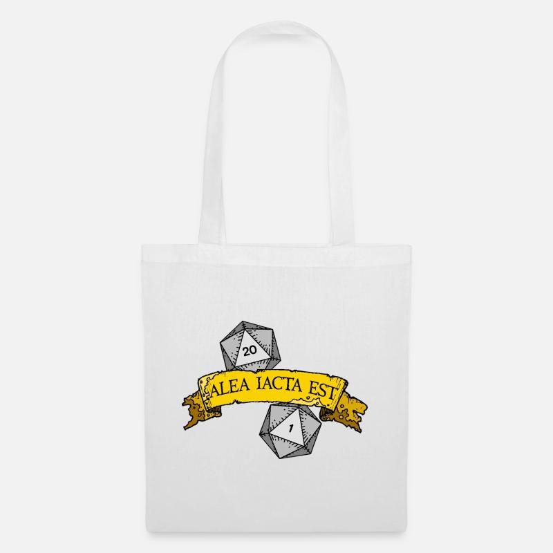 Alea Iacta Est Dice Roll - Tote Bag - white