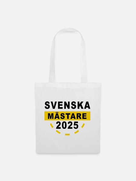 Schwedischer Meister 2025 - Stoffbeutel - Weiß