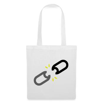 Liberté de la chaîne brisée - Sac en tissu - blanc - Devant