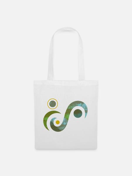 yoga-design_4 - Stoffbeutel - Weiß