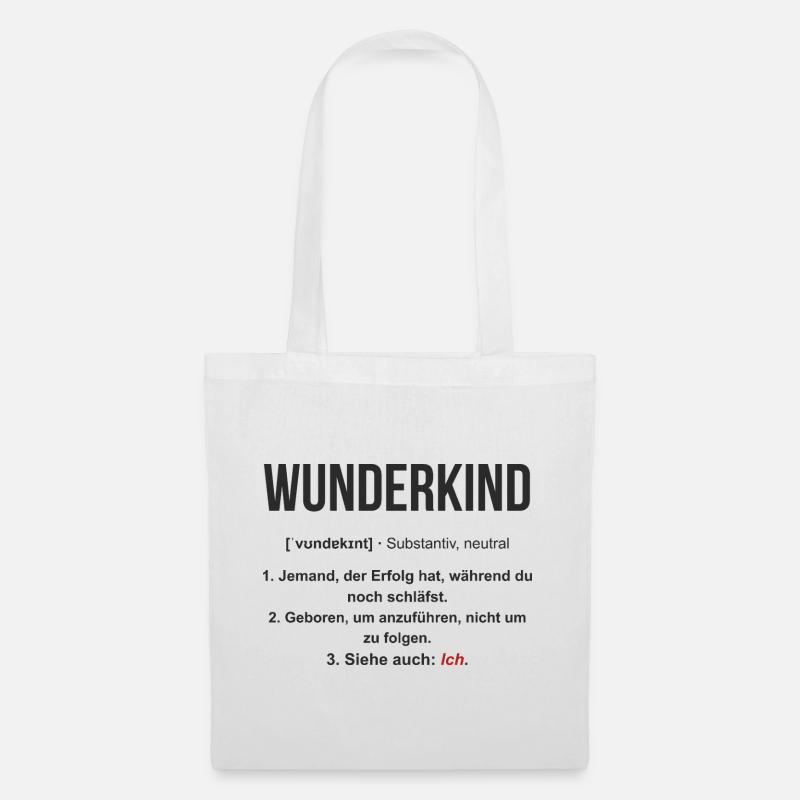 Wunderkind – Erfolg, während du schläfst - Stoffbeutel - Weiß