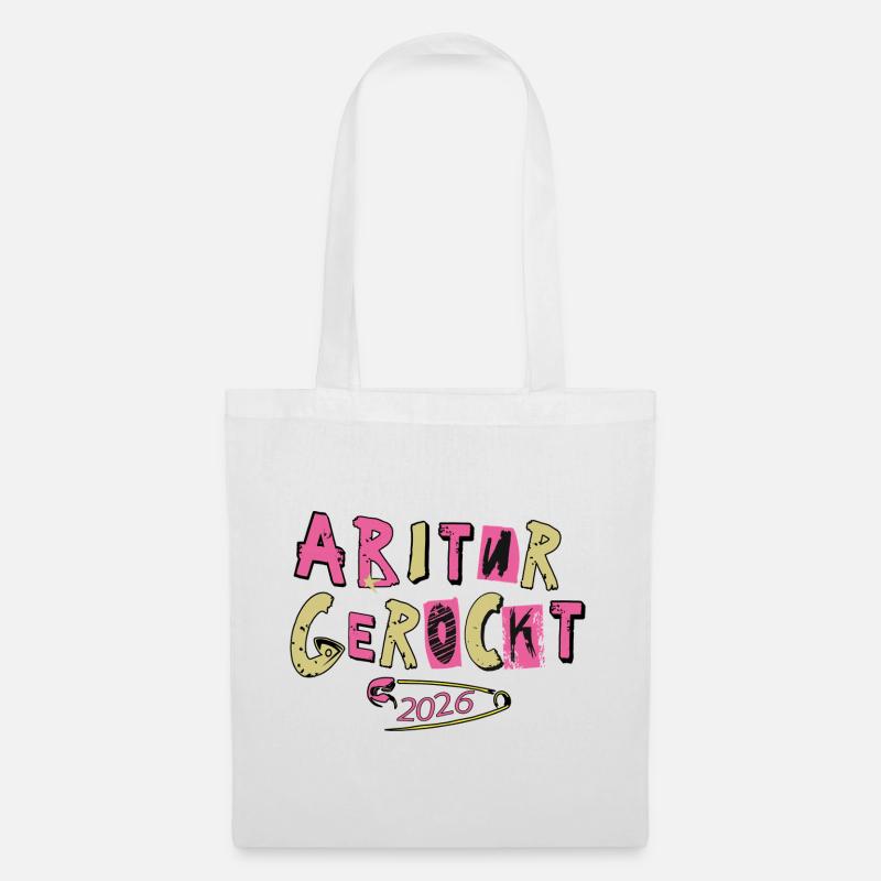 Abitur gerockt - Stoffbeutel - Weiß