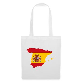 ESPAGNE ESPAGNE EUROPE FAN DE SPORT ESPAGNOL - Sac en tissu - blanc - Devant