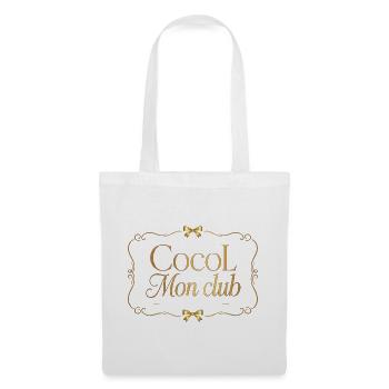Cocol Mon Club Élégance Or - Sac en tissu - blanc - Devant