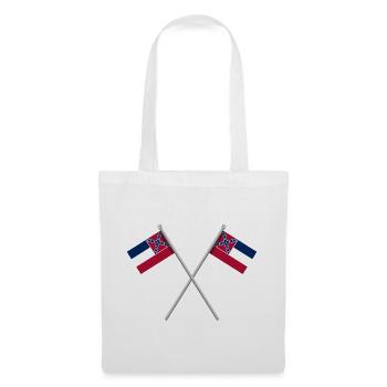 Mississippi-Flagge - Stoffbeutel - Weiß - Vorne