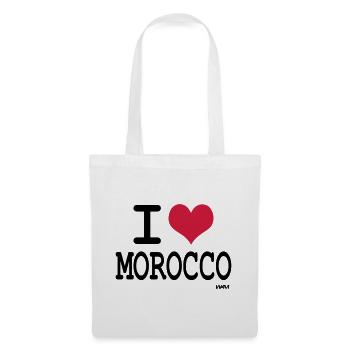 I Love Morocco - i love morocco by wam - Tote Bag - white - Front