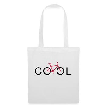 cool mountainbike - Tote Bag - white - Front
