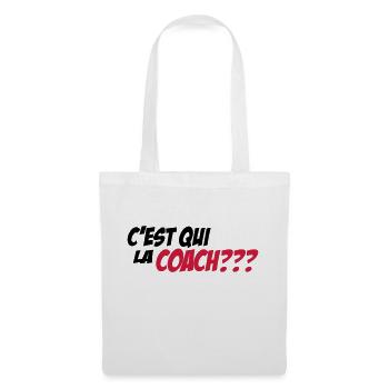 LA COACH - Sac en tissu - blanc - Devant