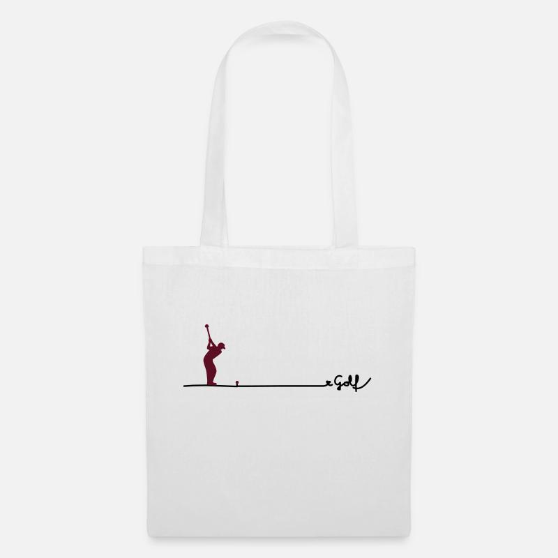 love golf - Stoffbeutel - Weiß