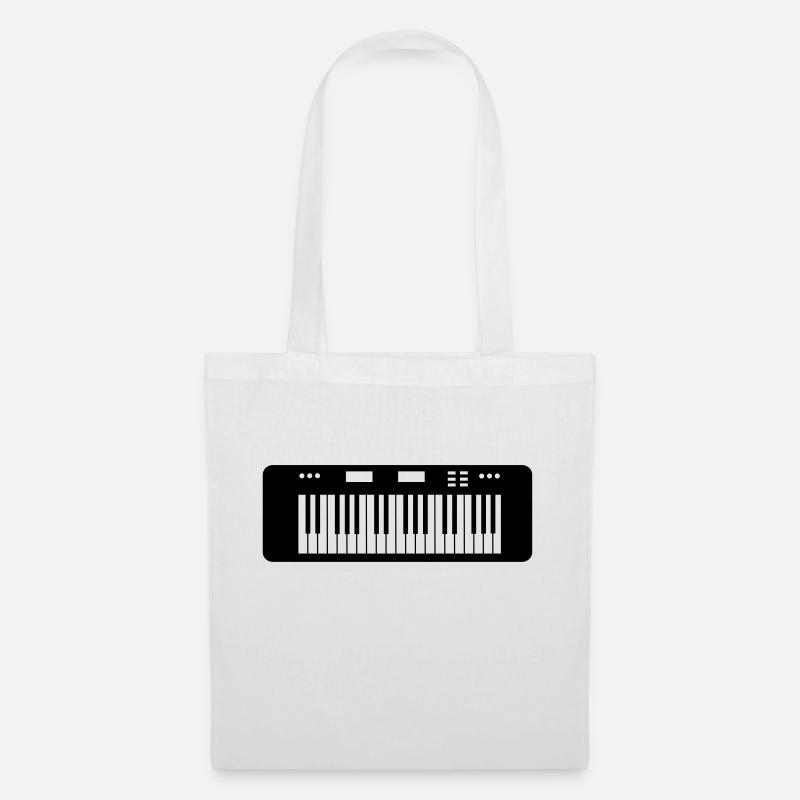 keyboard - Stoffbeutel - Weiß