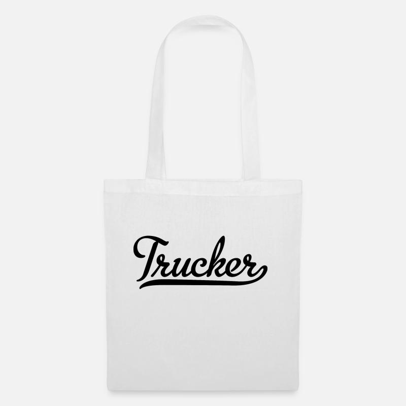 Trucker - Stoffbeutel - Weiß
