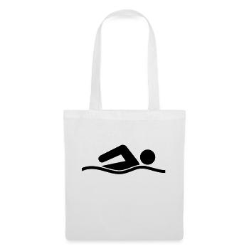 swimming__f1 - Stoffbeutel - Weiß - Vorne