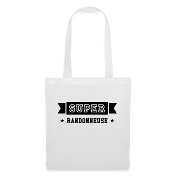 Randonnée / Randonneur / Randonneuse / Alpinisme - Sac en tissu - blanc - Devant