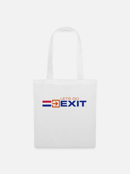 LetsGo Nexit-Logo - Stoffbeutel - Weiß