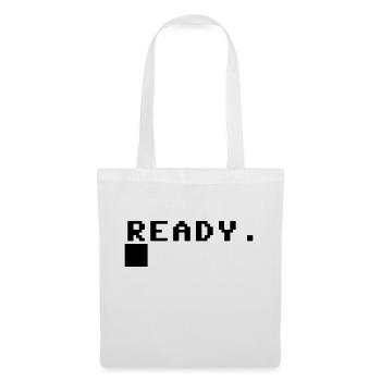 Invite de démarrage C-64 - Sac en tissu - blanc - Devant