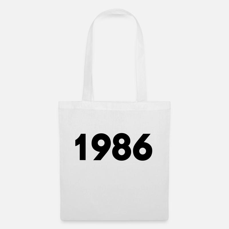 1986 - Stoffbeutel - Weiß